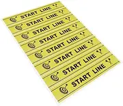 KOMBIUDA Floor Markings 1 Sheet Game Throw Notice Marker for Game Night Accessory