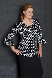 Belle Flute Sleeve Top--BLB-41