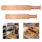 Bamboo Drawer Dividers Spring Loaded Organizer Dividers Dresser Bathroom