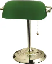 Traditional Desk Lamp, Green, Smart Home Capable for Home Office, Dorm, Apartmen