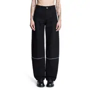 [MONCLER GENIUS] MONCLER GENIUS WOMAN BLACK TROUSERS Black