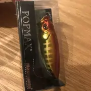 Megabass Pop Max Surface Plug, Rare Special Color Red Gold, Unused