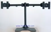 Tyke Supply Dual Monitor Stand Free Standing 28 inch Monitors Fully Adjustable