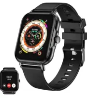 1.81'' with Smart Watch(Answer/Make Calls)，Full Touch Smartwatch for...