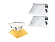 2x Plus Tourer Freestanding Awning Universal Wall + King Wing Mesh Floor