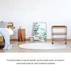 55*45*38cm Three-layer Side Table Rack Bedside Table Overseas Warehouse