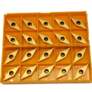 20pcs VCMT331 golden VCMT160404 Indexable lathe turning tool Carbide Inserts
