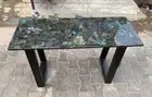 48"x24" Stunning Labradorite Stone Dining Table Bar Countertop Luxury Hallway