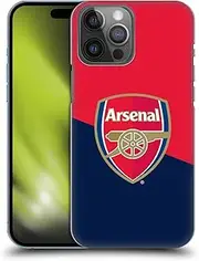 Head Case Designs Officially Licensed Arsenal FC Red & Blue Logo Crest 2 Hard Back Case Compatible with Apple iPhone 14 Pro Max