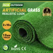 MOBI OUTDOOR 20SQM Artificial Grass Synthetic Fake Turf 10mm Plastic Olive Lawn