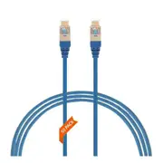 1M Cat 6A Rj45 Sftp Thin Lszh 30 Awg Pack Of 50 Network Cable Blue