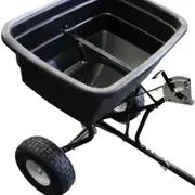 Fertilizer Spreader Grass Seed Lawn Spreader 113 kg broadcast Bonus Rain Cover