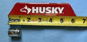 Husky Tools 9/16”Size 1/4”dr. 12pt. 1” Long Chrome Socket