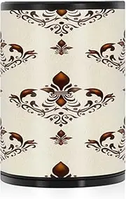 Vintage Fleur De Lis Cigarette Ash can Smell Free Ash Tray Car Ashtray with Lid Smell Proof, Cigarette Disposal Travel