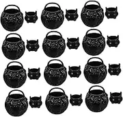 Zerodeko 1Set Mini Cauldron Kettles Witch Buckets Halloween Micro Landscape Ornaments for DIY Bag Fillers and Festive Atmosphere Enhancer