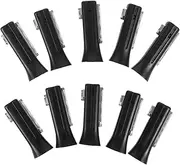Mikinona 10pcs Replacement Eyebrow Razor Blades Personal Face Razor Accessories for Electric Trimmers Precision Cutting Easy Swap Compatibility for Home Travel Use Black