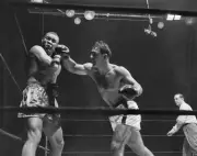 Joe Louis And Rocky Marciano Boxing 1951 OLD BOXING PHOTO