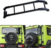 Car Rear Door Tailgate Ladder Compatible For Suzuki Jimny JB64 JB74 2019 2020 2021 2022 2023 Protective Frames Car Exterior Accessories