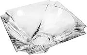 Bohemia Crystal Bowl"Balzac", 10.5" Diameter Decorative Crystal Platter, Elegant Centerpiece Candies Wedding Gift Fruit Bowl