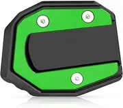 Foot Side Stand Extension Pad Motorcycle Side Stand Enlarger Pad Plate Support Plate for Kawasaki for VULCANS 650 2015-2023 Enlarged Plate Kickstand Foot Side Stand(Green)