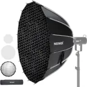NEEWER 55cm Deep Parabolic Quick Release Softbox with Honeycomb Grid