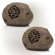 Bluetooth Outdoor Speaker in Brown (Set of 2)