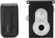 Vintage Camera, 1080P Video, Battery Handle, Real Time Preview, Filters, 128G Storage, Type C Port, Wrist Strap, Keychain Buckle, ABS Material, 2MP Pixels, AVI Format, JPG