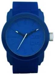 Diesel Rasp Black Dial Blue Silicone Men's Watch DZ1807