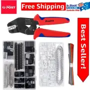 Hand-Powered Dupont Crimping Tool with 1550 Connectors - Lightweight & Efficient