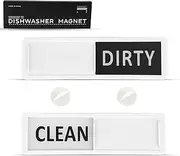 Realth Dishwasher Magnet, Clean/Dirty Dishwasher Sign, Sliding Dishwasher Magnet Indicator, Kitchen Gadgets 6.9 x 2 Inches