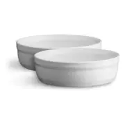 2pc Emile Henry 12cm Ceramic Creme Brulees Bowl Set Baking Dessert Dish Flour