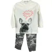 Carter's Size 12 Months Infant Boys Hooded Tee and Camo Jogger Pant Set NWT