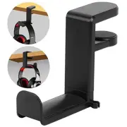 Headphone Stand, 360 Degree Rotation Headset Hanger Holder, Adjustable Black