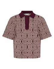 [Dries Van Noten] Normal Fit Polo In Graphical