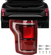 Dasbecan LED Left Driver Side Tail Light Assembly W/Blind Spot (Module NOT Included) Compatible with 2017-2020 Ford F150 Raptor Replaces HL3Z-13405-F HL3Z-13405-C HL3Z-13405-E
