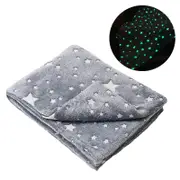 Catzon Childrens Magic Star Night Light Blanket Soft Fleece Blankets for Boys Girls
