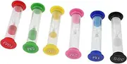 TOYANDONA 12pcs Set Colorful Sand Timer Set Engaging Clocks for Brushing Teeth Cooking and Fun Games Creative Plastic Hourglasses for Management and Learning