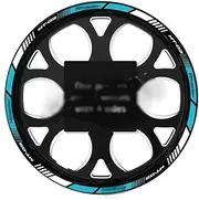 Reflective Motorcycle Accessories Wheel Sticker Hub Decals Rim Stripe Tape Decorative Waterproof for MT03 MT-03 mt 03 (Color : A22)