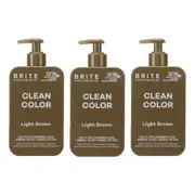 3x Brite Clean Color Light Brown