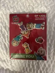 NIP Uniquely You Crocs Jibbitz Charms CoComelon 5 pack