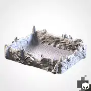 Alien Nest 3d Printed Dice tray Terrain for RPG