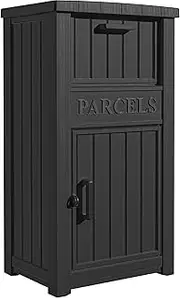 Package Delivery Box for Outside, Extra Large Parcel Drop Box with Lockable Secure, Waterproof and Anti-theft Package Drop Box for Outside
