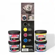 VibrantPrints Acrylic Ink Set - 4 oz Jar, Assorted Colors for Screen Printing