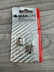 MAGLITE LWSA201 2-C/D-CELL FLASHLIGHT WHITE STAR KRYPTON REPLACMENT LAMPS