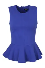 Peplum Top--BAR-27380TBX