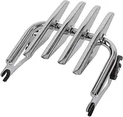 KUAFU Detachable Stealth Mounting Luggage Rack Compatible with 2009-2023 Harley Touring Road King Electra Glide Road Glide Street Glide Chrome Two-Up Motorcycle Trunk Rack