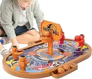 Desk Basketball Game - Basketball Table Board Game | Built-in Scoreboard Finger Flipper Toy for Home Traveling Schools Daycare Centers Kindergarten