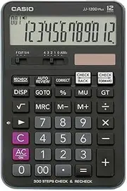 Casio jj 120dplus 300 steps check & correct desktop calculator
