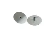 Cyprus Grill Gyro Plate Stainless Steel (Set of 2) - Round 10cm disc Diameter - GP-3078A