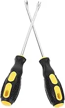jojofuny Professional Nail Puller 2pcs Upholstery Staple Remover Steel Nail Removal Tool